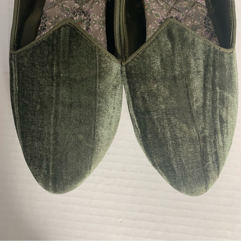 Birdies Starling Pine Women’s Velvet Loafer Flats in Heron Green Size 7 - Picture 7 of 7
